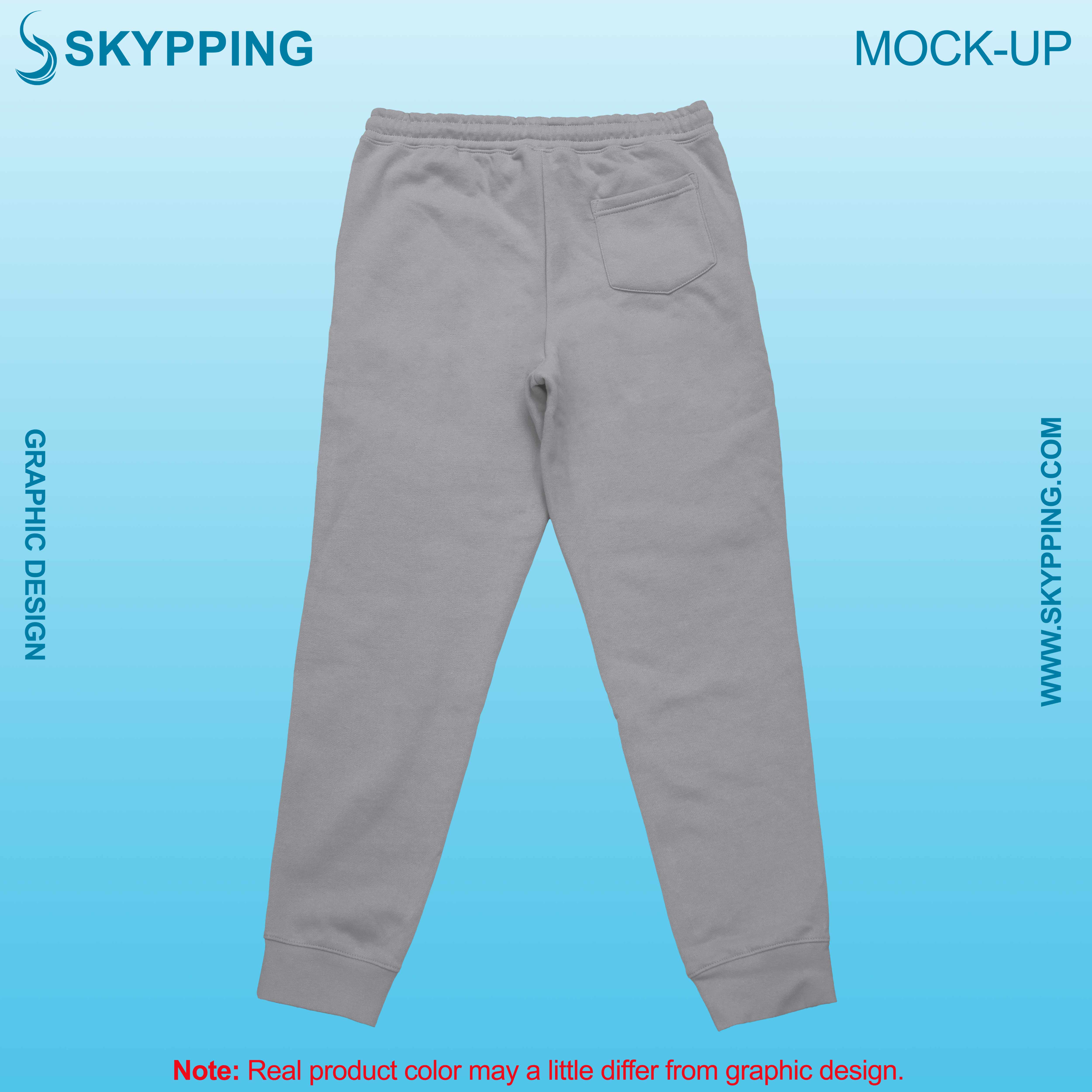 Sweatpant with Crossed Pocket and Ribbed Bottom